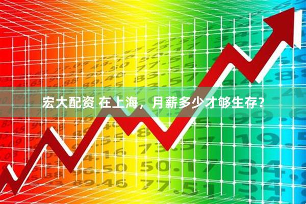 宏大配资 在上海,月薪多少才够生存?